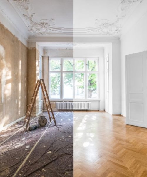 Renovation Concept   Apartment Before And After Restoration Or R